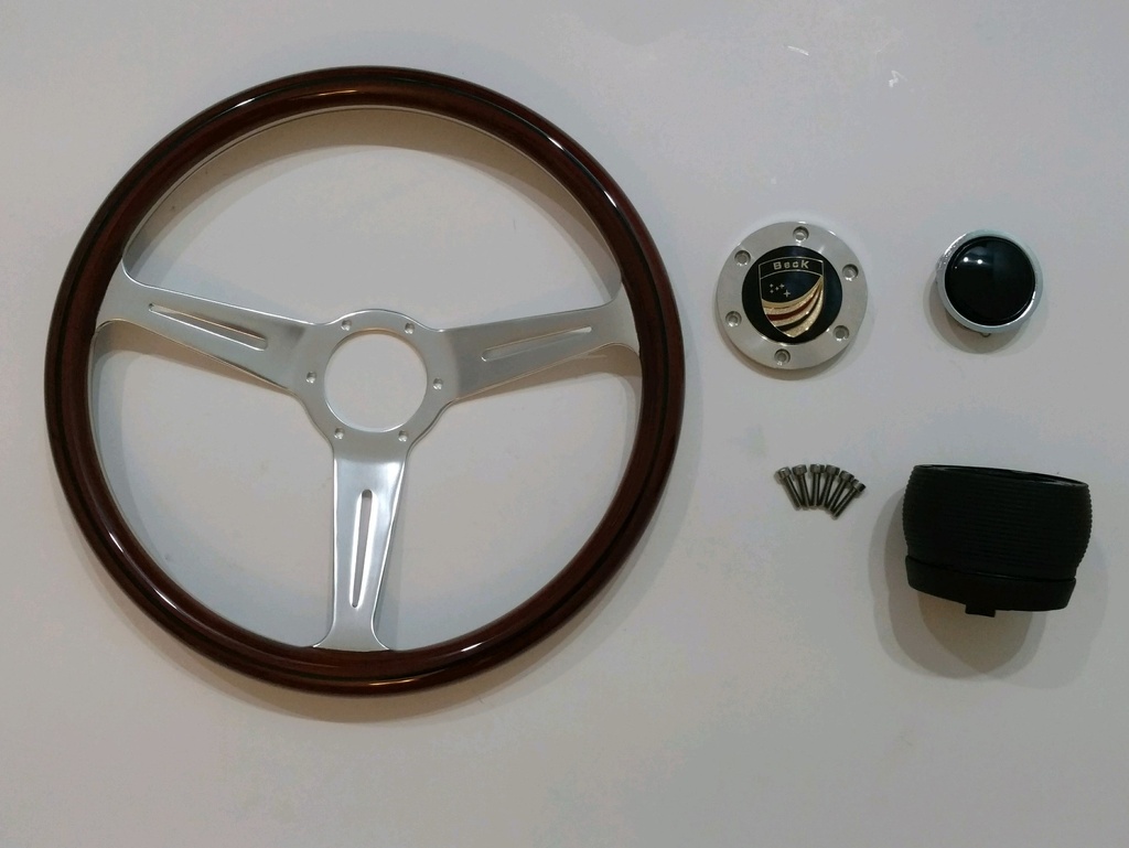 Wooden Steering Wheel Nardi Replica
