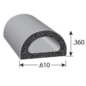 Rubber hood seal
