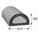 Rubber hood seal