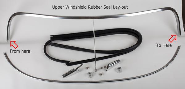 Upper Windshield Frame Rubber
